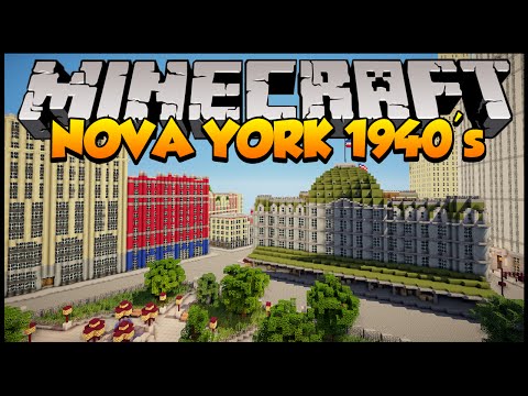 Minecraft Mapas: Nova York 1940's