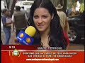 Maite graba escena de accidente en CCEA Maite graba escena de accidente en CCEA