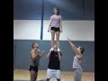 Cheer Yanina Partnerstunt  mit Felix