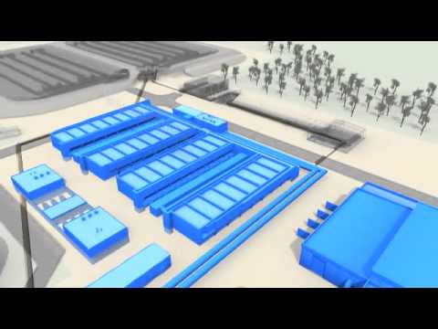 tertiary - Fly through the upgraded tertiary sewage treatment process at the Eastern Treatment Plant, in Melbourne.