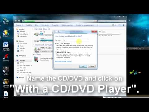 how to locate cd burner on computer