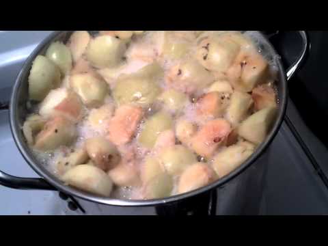 pectin - heres my attempt at making pectin from crab apples yummy oh and my nifty apple picker ;-)