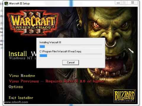 how to download wc3 without cd
