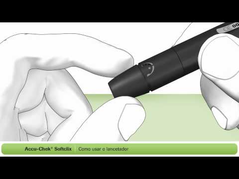 Como utilizar o lancetador Accu-Chek SoftClix: Free Video Como utilizar o lancetador Accu-Chek SoftClix: Free Video