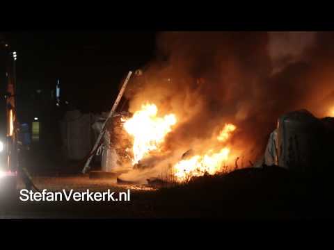 Brandstichting bij bedrijf Industriestraat Elburg