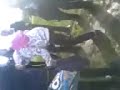 Sarafina slides down the muddy hill! Funny!