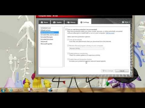 how to turn off microsoft security essentials
