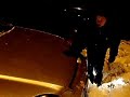 cleaning snow off the Honda
