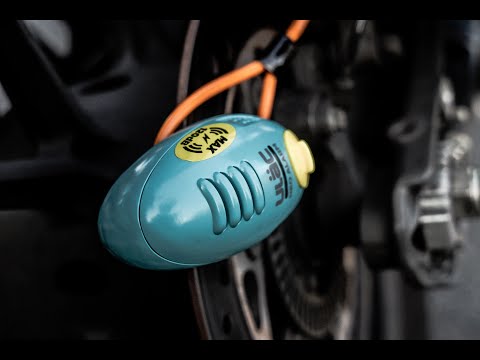 Велосипедный замок Ulac Air Alarm Disc Lock Red