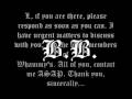 B.B.'s First Message to Whammy's and L