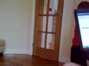 Callum dancing around the living room
