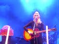 Amanda Jenssen sings one of her ballads at her last album, Happyland, in her hometown Lund at Lundakarnevalen.