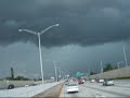 There is a  dark cloud