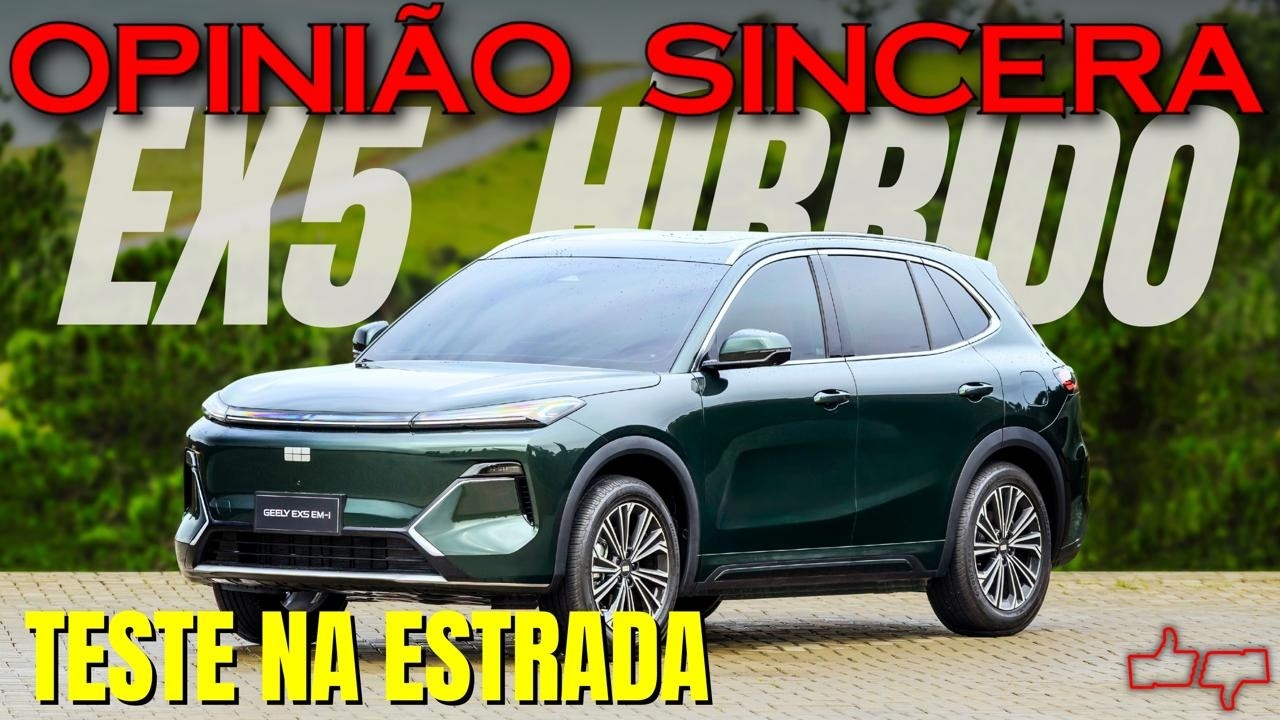 Geely EX5 Híbrido na ESTRADA! Fica sem bateria? Perde potência? Gasta muito? Testamos TUDO!