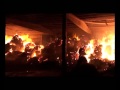 07.10.2010: Brand Milchviehanlage PDA in Niederjesar