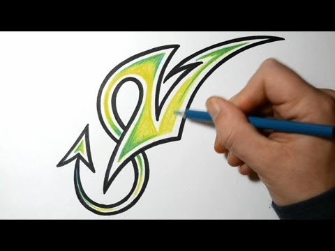 how to draw letter v