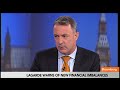 april 11 (bloomberg) -- bloomberg europe editor david tweed recaps comments from imf managing director christine lagarde warning of new financial imbalances ...