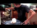 Paraplegic How To -- Put a pie in, and take it out, of the oven