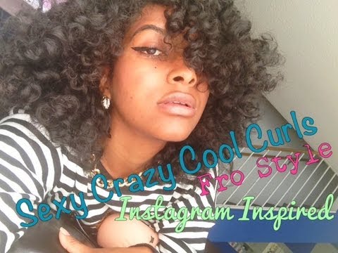 how to turn afro into curly hair