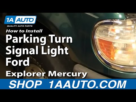 How To Install Replace Parking Turn Signal Light Ford Explorer Mercury Mountaineer 95-01 1AAuto.com