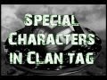 X360 - Call of Duty 4 Glitches - Special Char. in Clan Tag