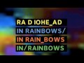 Radiohead - Weird Fishes/Arpeggi