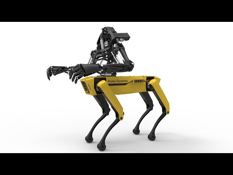 Youbionic Arms und Boston Dynamics Spot Mini