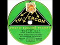 Harry Jackson: Was ist los ? TRI-ERGON 1930
