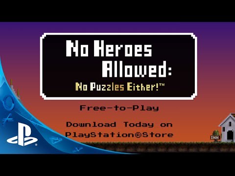 No Heroes Allowed: No Puzzles Either! Launch Trailer