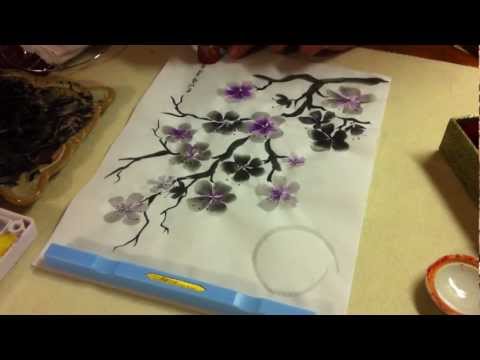 how to sumi-e paint