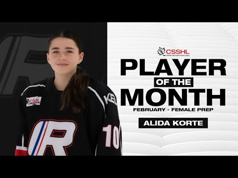 AT Automatické prehrávanie je zapnuté 0:01 / 1:23 Alida Korte - February Female Prep Player of the Month