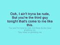 the lyrics version to the song