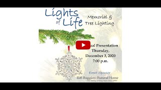 2020 Lights of Life - Memorial Ceremony