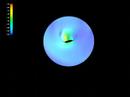 CFD simulation of an ellipse falling at supersonic spides