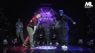 Dandy vs Tutat – 멋 2019 FINAL POPPING 1on1 BATTLE SIDE BEST8