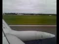 Airplane Take off from Inside the Plane.