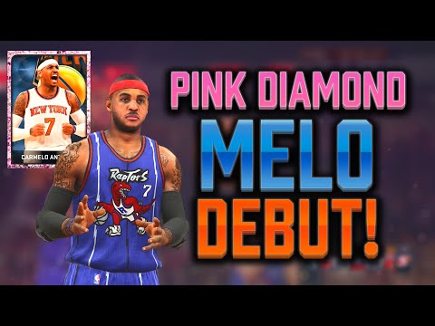 NBA 2K15 MyTeam Pink Diamond Carmelo Drops 40 In A Thriller! Pink Diamond Melo Debut!