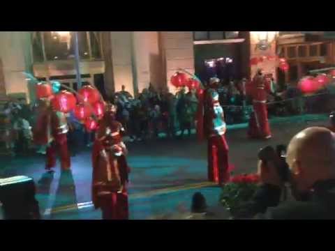mardi gras parade - Opening night of the 2013 Mardi Gras parade at Universal Studios Florida. Recorded from the New York Street media viewing platform on 2/9/13 by Seth Kuberskh.