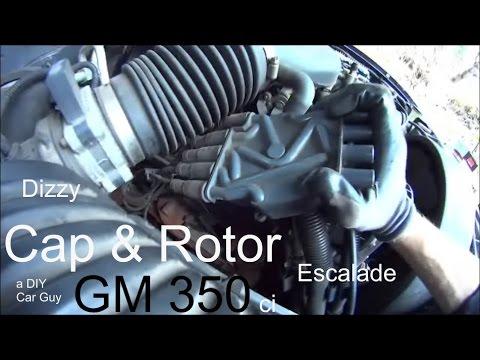 How to Replace Cap + Rotor on 2000 Escalade / Tahoe / Yukon / Chevy 350 Vortec Engine