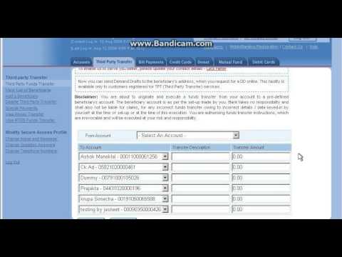 how to enable tpt in hdfc bank