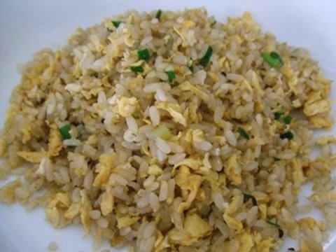 レシピ - ingredients for 2 rice 200g egg 3-4 spring onion green onion oil salt pepper nagasawake sause or soy sause 15cc How to make nagasawake sause in English http:...