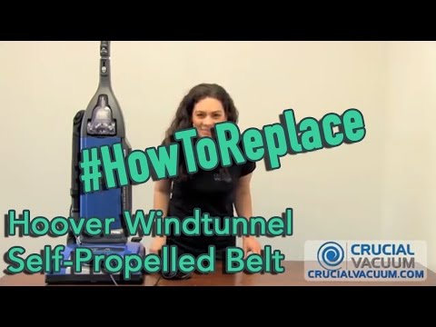 how to change belt on hoover uh70210