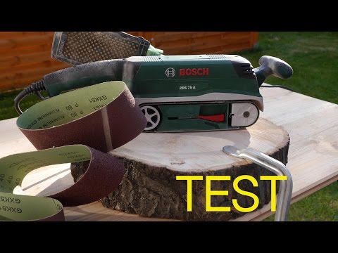 Bandschleifer Bosch PBS 75A im Test