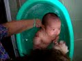 Baby Wai Ching bathing-1