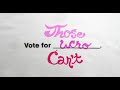 kristen bell tells us what she's voting for...