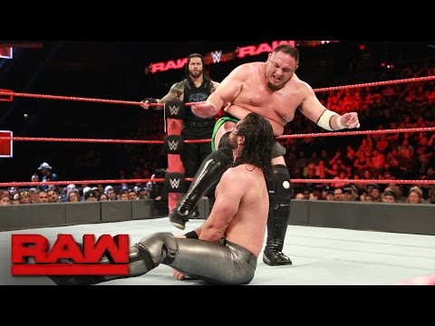 Roman Reigns & Seth Rollins vs. Bray Wyatt & Samoa Joe: Raw, May 22, 2017