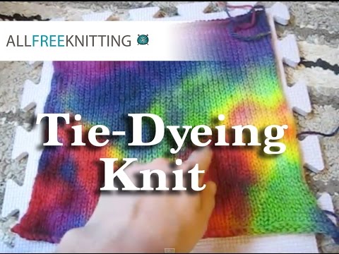 how to dye knitwear
