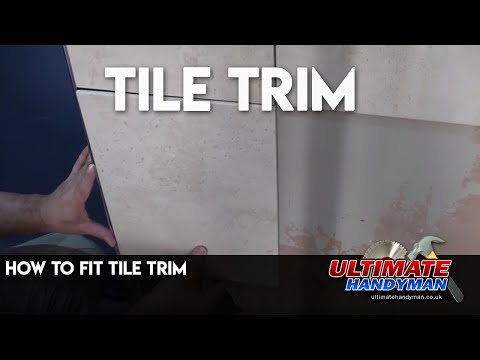 how to fasten tile edge