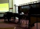 recital de gala universidad interamericana de puerto rico recinto de san german, mayo '08. prof. collazo en el piano.