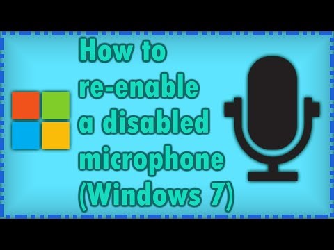 how to enable microphone in windows 8